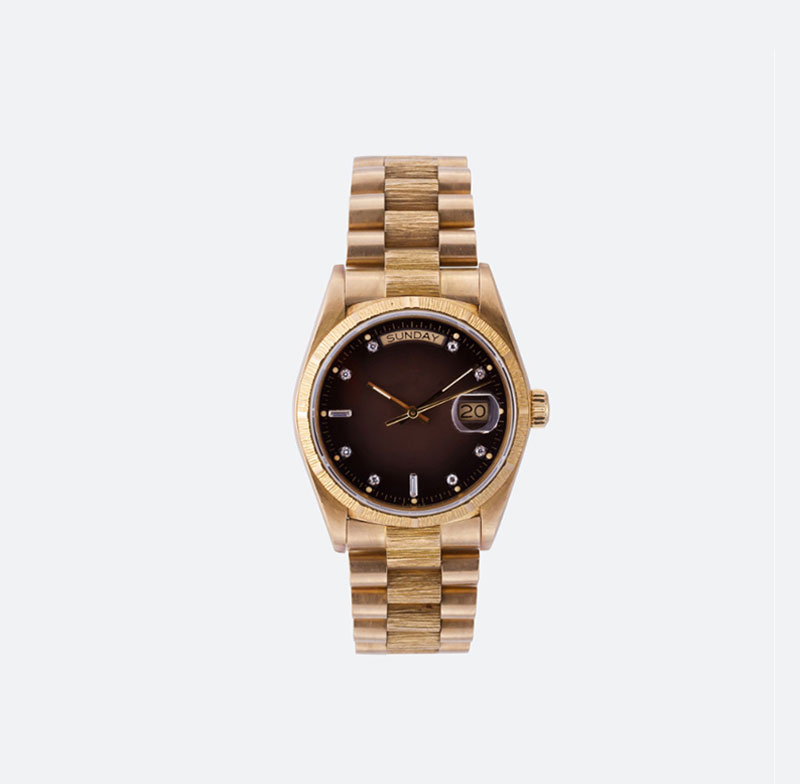 Black and Gold Watch